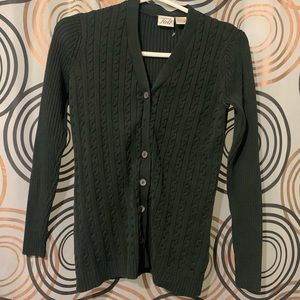 Tail Cardigan Sweater Sz S